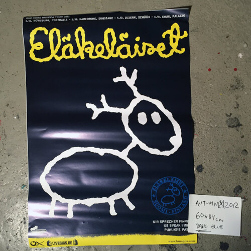 Eläkeläiset autumn 2012 tour poster