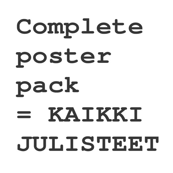 Complete poster pack