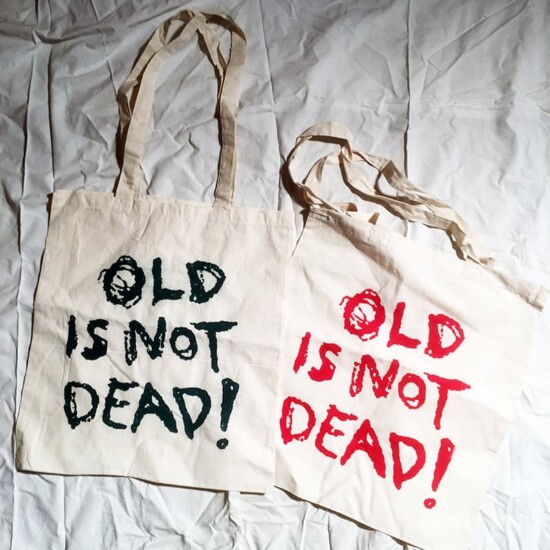 Tote bag Old is not dead natural