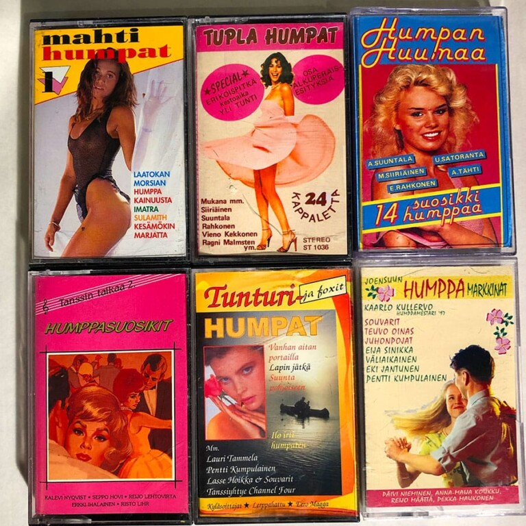 C-cassette six pack of Finnish humppa from last century