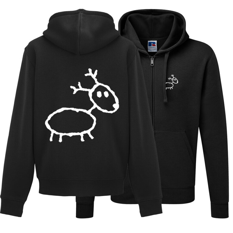 Eläkeläiset poro reindeer hoodie