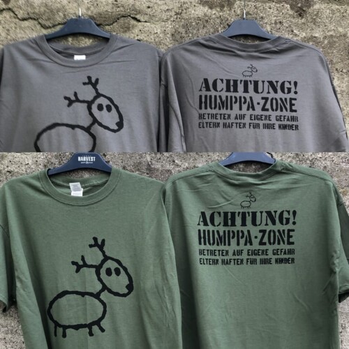 Achtung humppa zone T-paita 4 XL