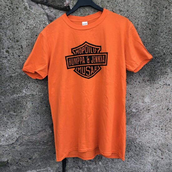 T-paita mopoiluun, oranssi