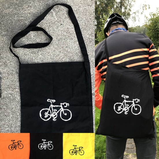 Bicycle mussette sling tote bag