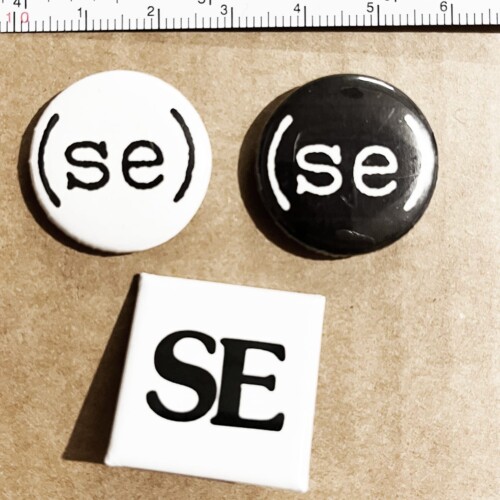 3 kpl  1″ SE-rintanappia