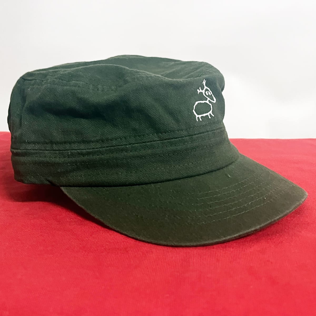 Dark khaki army cap