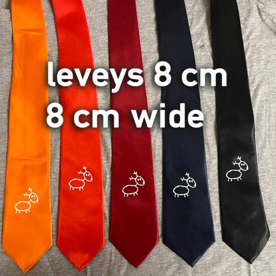 8 cm leveä kravatti